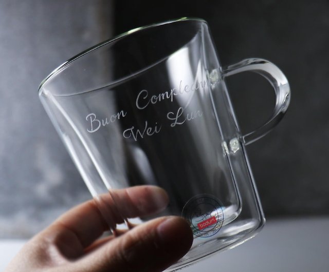 Insecten tellen Buigen krijgen 200cc【Denmark bodum】CANTEEN double glass mug - Shop msa-glass Mugs - Pinkoi