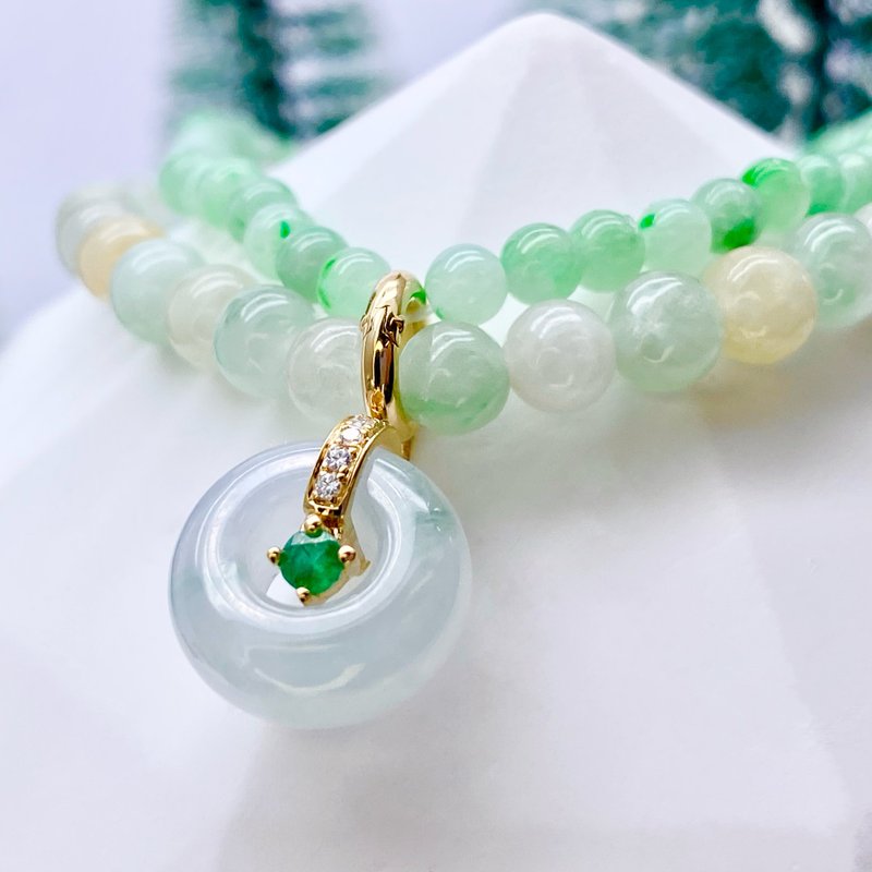 Special Edition -  Jadeite pendant - bracelet is not incl. - พวงกุญแจ - เครื่องเพชรพลอย 