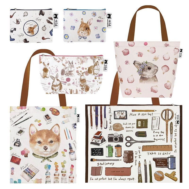Sunny Bag x Meow Star-Bunny Style-6pcs - Messenger Bags & Sling Bags - Other Materials Multicolor