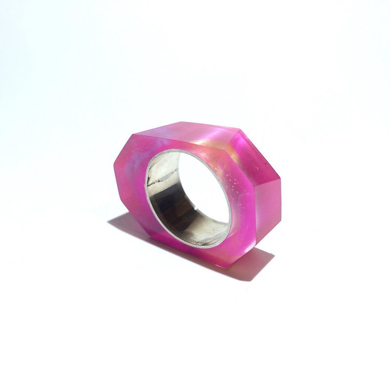 PRISMリング　シルバー・ピンク - 戒指 - 其他金屬 粉紅色