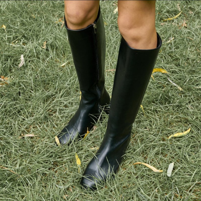 SPUR Rodel 長靴 RA8001 黑色 - 女長靴/高筒靴 - 人造皮革 黑色