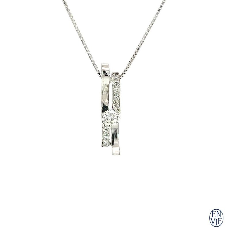 貴金屬 項鍊 - 18K白金 42分鑽石項鍊 Diamond Necklace