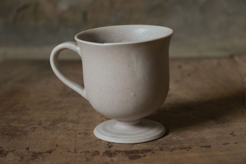 Goblet with Day Handle - Cups - Porcelain Gray