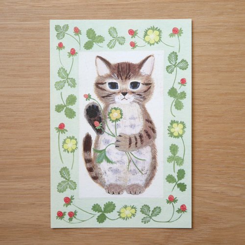 ポストカード 絵本の中の猫 #21 子猫 - ショップ 4legs はがき