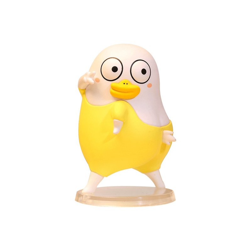 EMOJI Xiao Liu Duck Emoji Pack Series Doll Box Play (Single Entry Random Model) - Stuffed Dolls & Figurines - Plastic Yellow