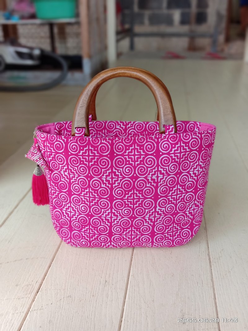 其他材質 手提包/手提袋 粉紅色 - Handbag