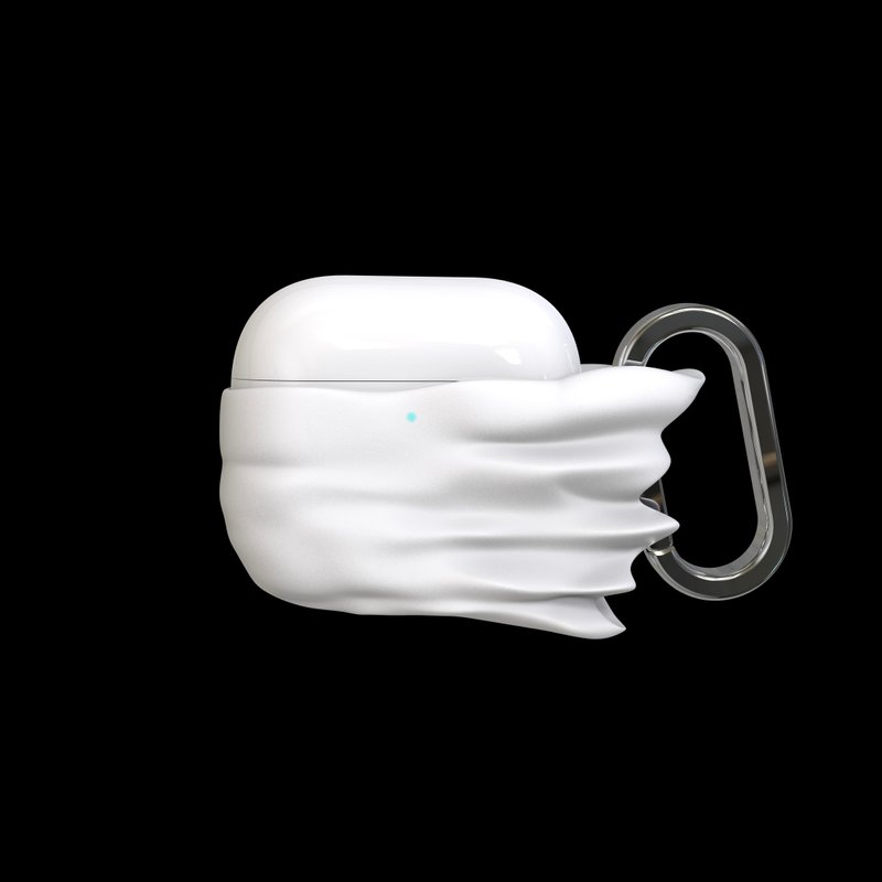 漂浮蘋果四代耳機殼 Floating AirPods 4 Case - AirPods/耳機保護套 - 其他材質 白色