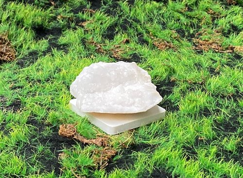 Rainbow Crystal 天然原礦晶瑩剔透瑪瑙白晶簇 消磁淨化 療癒 風水 快速出貨