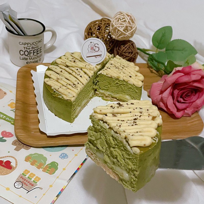 學而時shareus-抹茶白玉起司蛋糕 重乳酪 - 蛋糕/甜點 - 新鮮食材 綠色