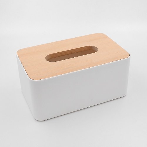 芬多森林 台灣檜木蓋式面紙盒|北歐風格實木片式衛生紙包抽取收納盒