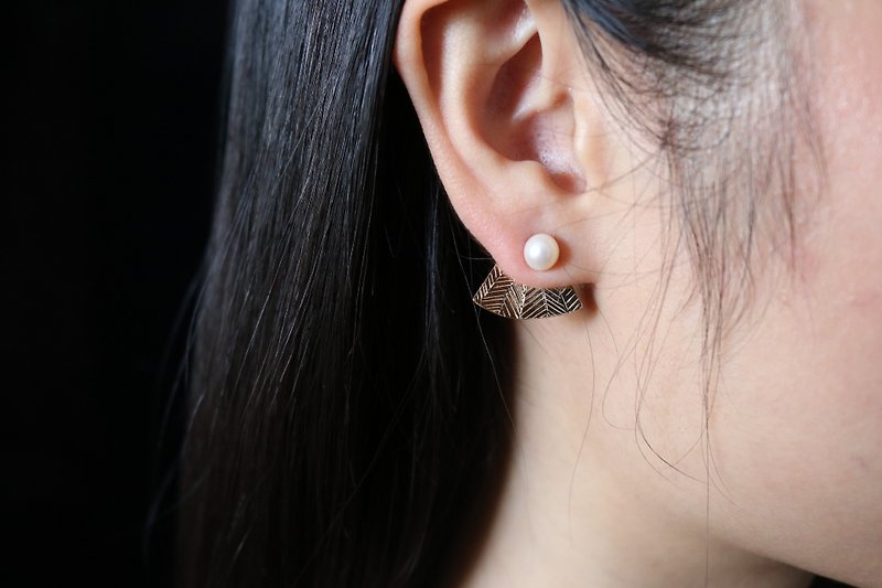 Pearl Totem Earrings // Double Wear