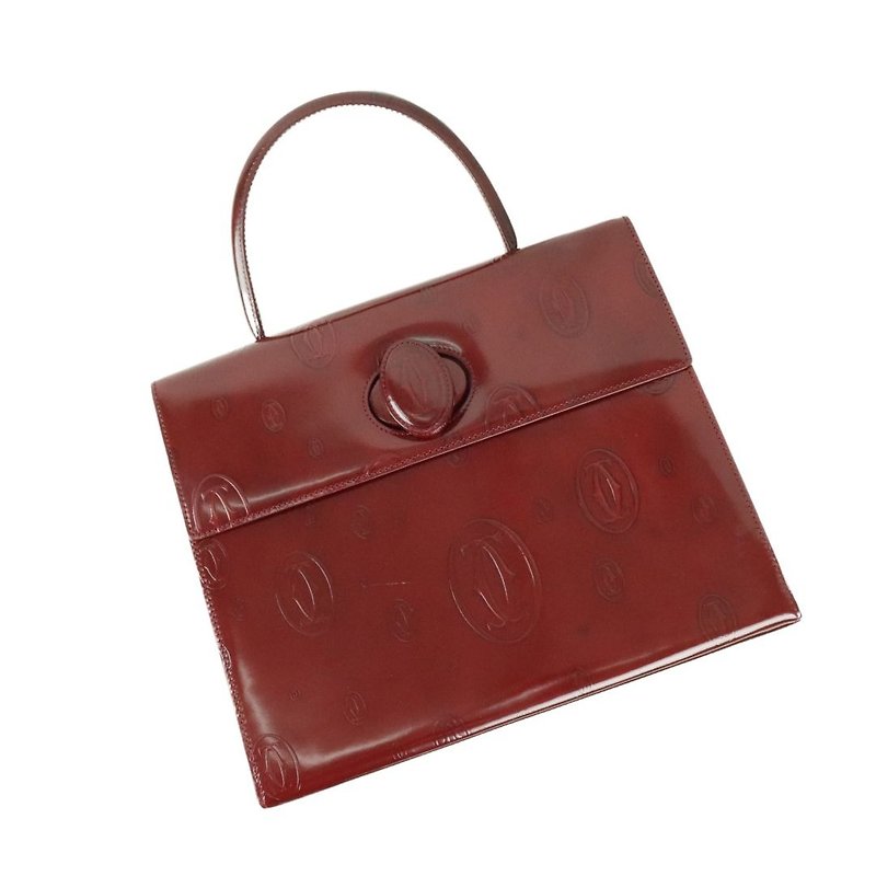 Cartier Happy Birthday Enamel Handbag - 01456 - Handbags & Totes - Genuine Leather Red