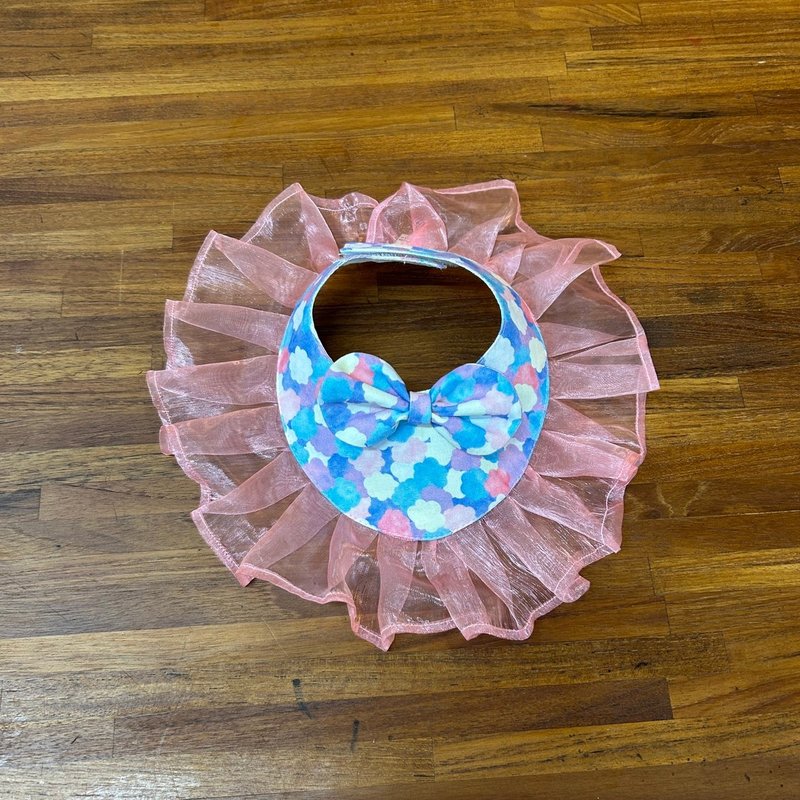 超仙寵物領巾上架啦/甜心花語蕾絲領巾/奈伊毛孩的美妝造型領巾/ - 寵物衣服 - 棉．麻 粉紅色