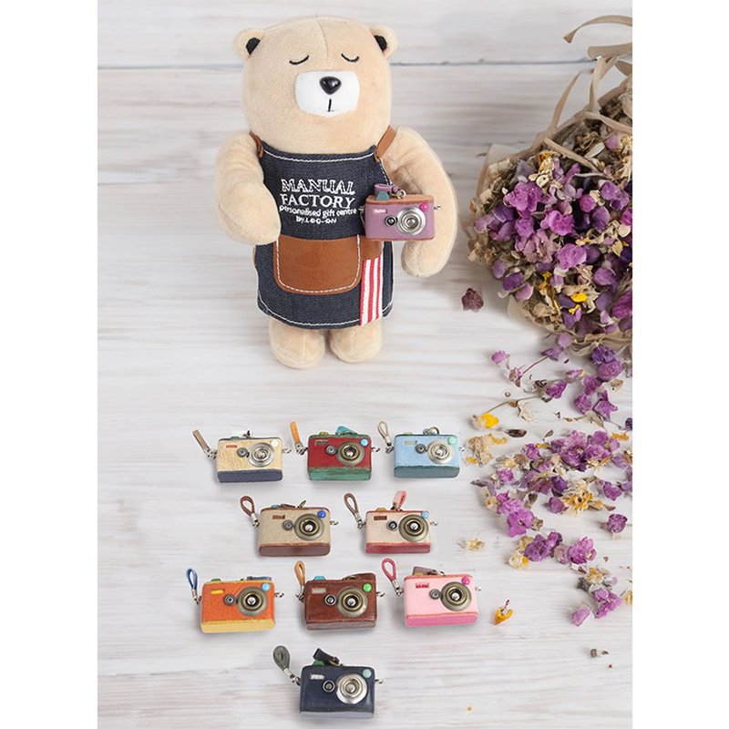 [Maple Cow Leather] Handmade Leica Camera x Doll x Doll (Cultural and Creative/Leather) - Leather Goods - Genuine Leather Multicolor