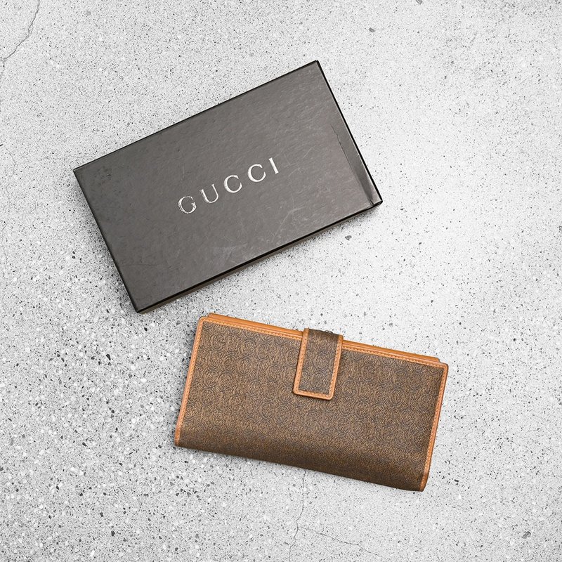 Vintage Wallet GUCCI - Wallets - Genuine Leather Brown