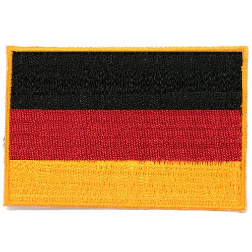 A-ONE 德國 國旗 布標貼紙 熨燙肩章 貼布 電繡胸章 熱燙刺繡