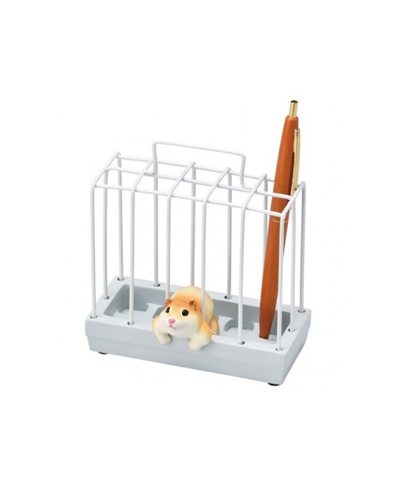 Japan Magnets Animal Prison Shaped Pen Holder / Stationery Storage Rack (Hamster)