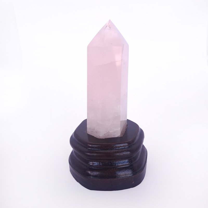 天然粉水晶柱 招桃花・旺人緣・助感情運勢 WB026 - 擺飾/家飾品 - 水晶 粉紅色
