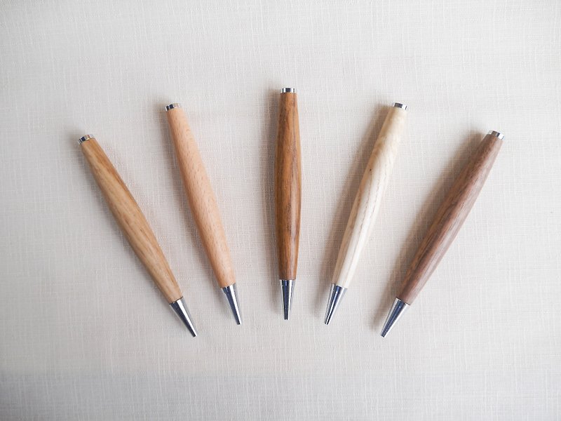 木頭 原子筆/中性筆 多色 - 原木筆-原子筆 禮物 文具