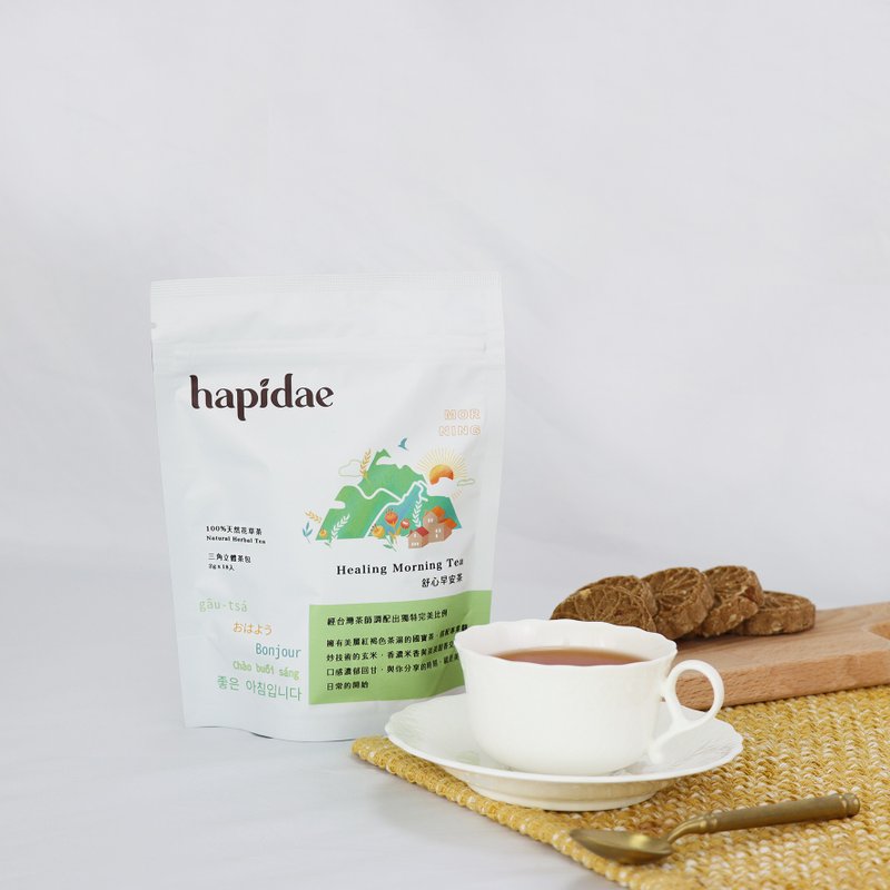 【hapidae】舒心早安茶 舒活複方系列 花草茶(茶包/2g/18入) - 茶葉/茶包/水果茶 - 其他材質 