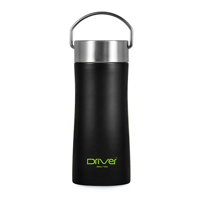 Driver 316 Stainless Steel new long-lasting vacuum ice cup 380ml-black and green - Vacuum Flasks - Stainless Steel Black