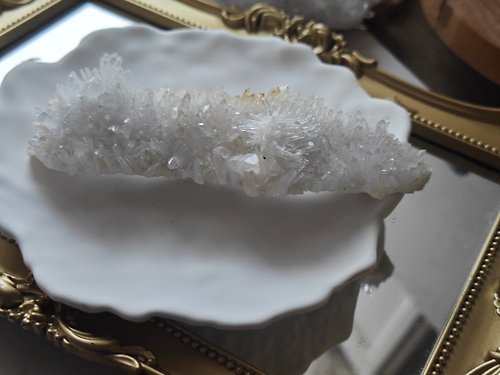 zen crystal jewelry 礦石水晶 四川菊花晶簇|淨化消磁|閃閃的飾物擺設