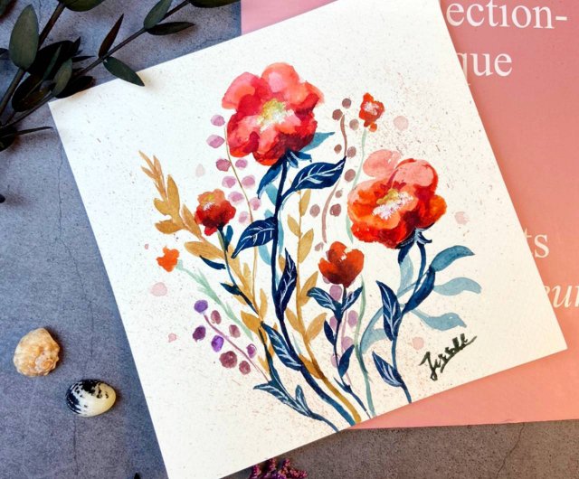 Floral Watercolor Greeting Cards Workshop