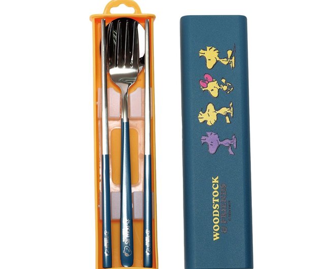 SNOOPY スヌーピー ステンレス製携帯カトラリーセット（4点セット