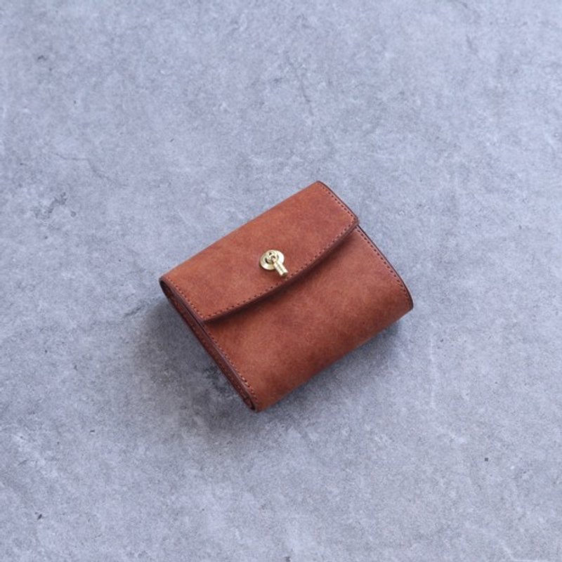 Pinkoi Proxy Purchase - Mini wallet / Brown [Ricco mini] - Wallets - Genuine Leather 