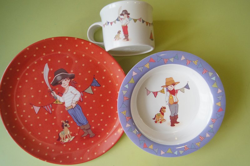 Ellis&amp;Easy bowl, plate and cup set