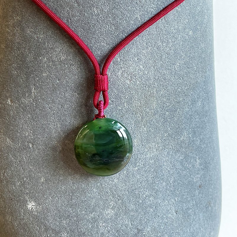 Jade necklace - Taiwan design and making - Necklaces - Jade Green