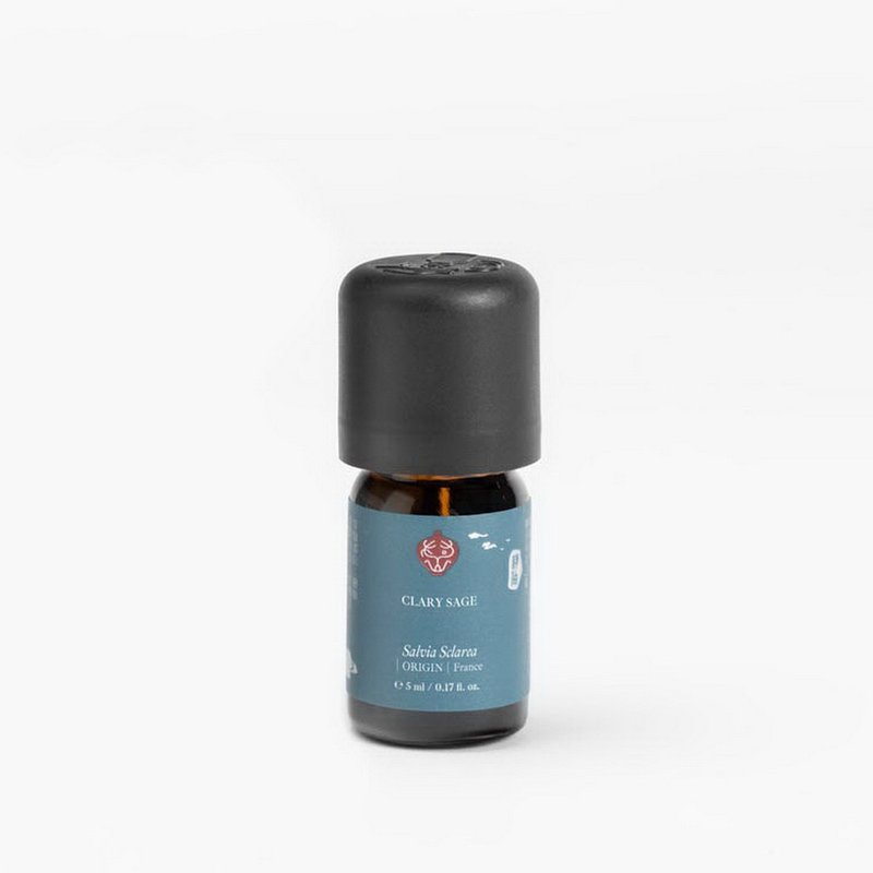 Clary Sage Essential Oil/ Herbal Notes/ Single Essential Oil - น้ำหอม - น้ำมันหอม สีนำ้ตาล