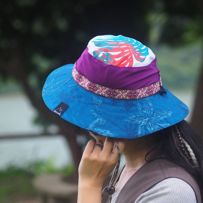 Scrap Bucket Hat Hiking Hat | Handmade in Hong Kong - Hats & Caps - Polyester 