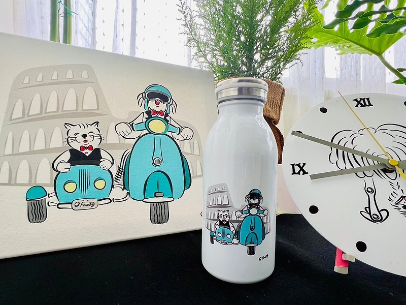 Q Family-偉士牌-牛奶罐保溫瓶 - 保溫瓶/保溫杯 - 不鏽鋼 白色