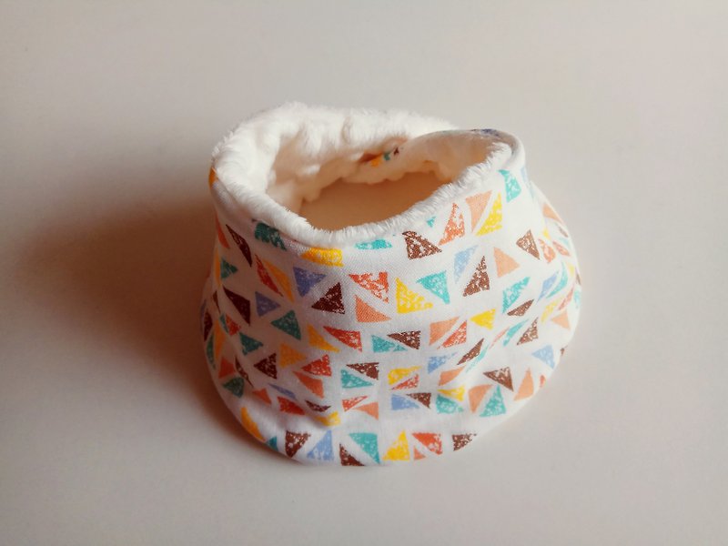 Color Triangle Warm Neck Bib Bib Miyue Gift Scarf Bib Baby Scarf - Baby Gift Sets - Cotton & Hemp Multicolor