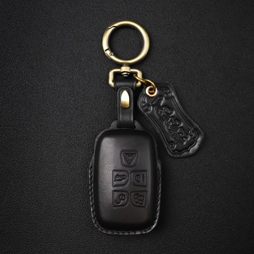 石狗車品 ROCK DOG 純手工路虎汽車鑰匙皮套 真皮車鑰匙包For Land Rover荒原路華