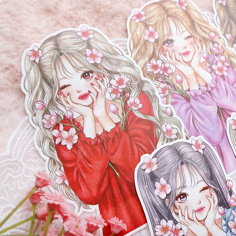 cherry sticker - Stickers - Paper 
