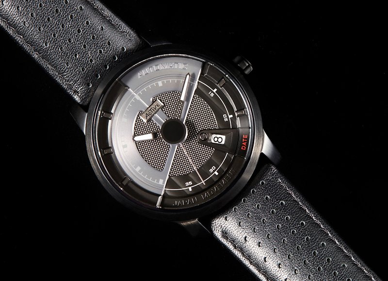 Active Ingegnere Collection – All Black Strap - นาฬิกาผู้ชาย - สแตนเลส สีดำ
