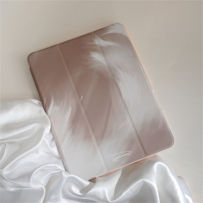Art Paint Khaki iPad Case - Tablet & Laptop Cases - Other Materials 