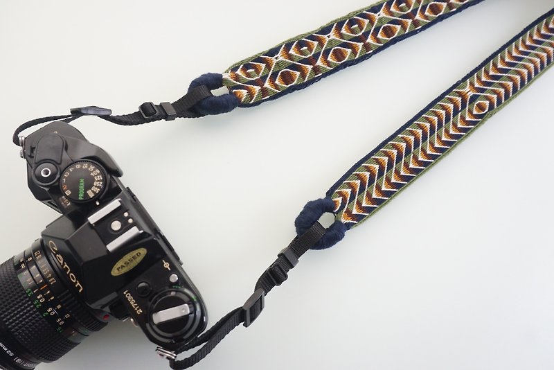 Camera strap double sided wide hole mobile phone cross strap - Camera Straps & Stands - Cotton & Hemp 