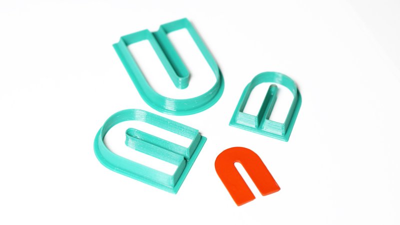 Cutter V-overview form (Ver.1). Clay Cutter Set. Jewelry tools. Clay cutters set - Parts, Bulk Supplies & Tools - Plastic 