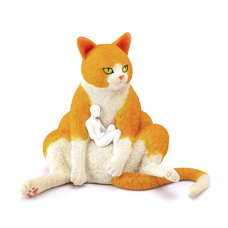 Daydream Series-Orange cat decoration birthday lover Christmas exchange gifts to heal and relieve stress cat lover animals