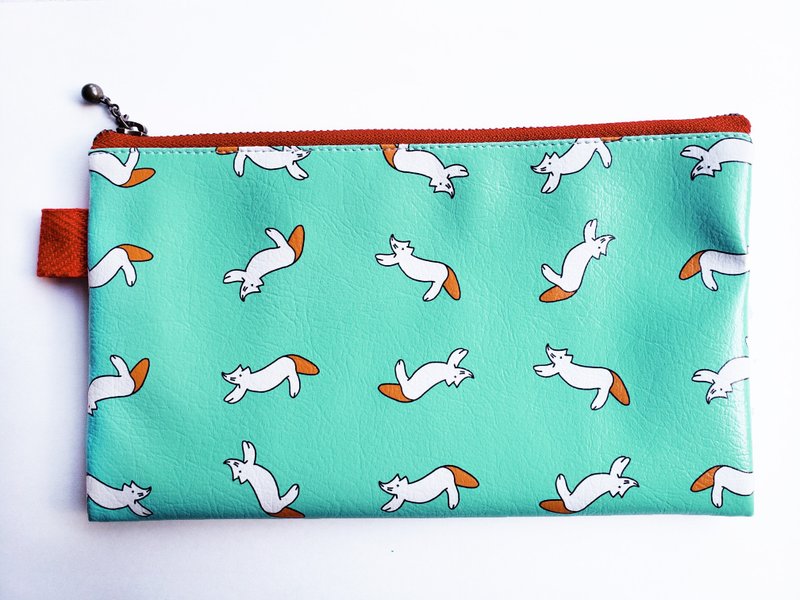 Fox Pouch - กระเป๋าเครื่องสำอาง - วัสดุอื่นๆ สีน้ำเงิน