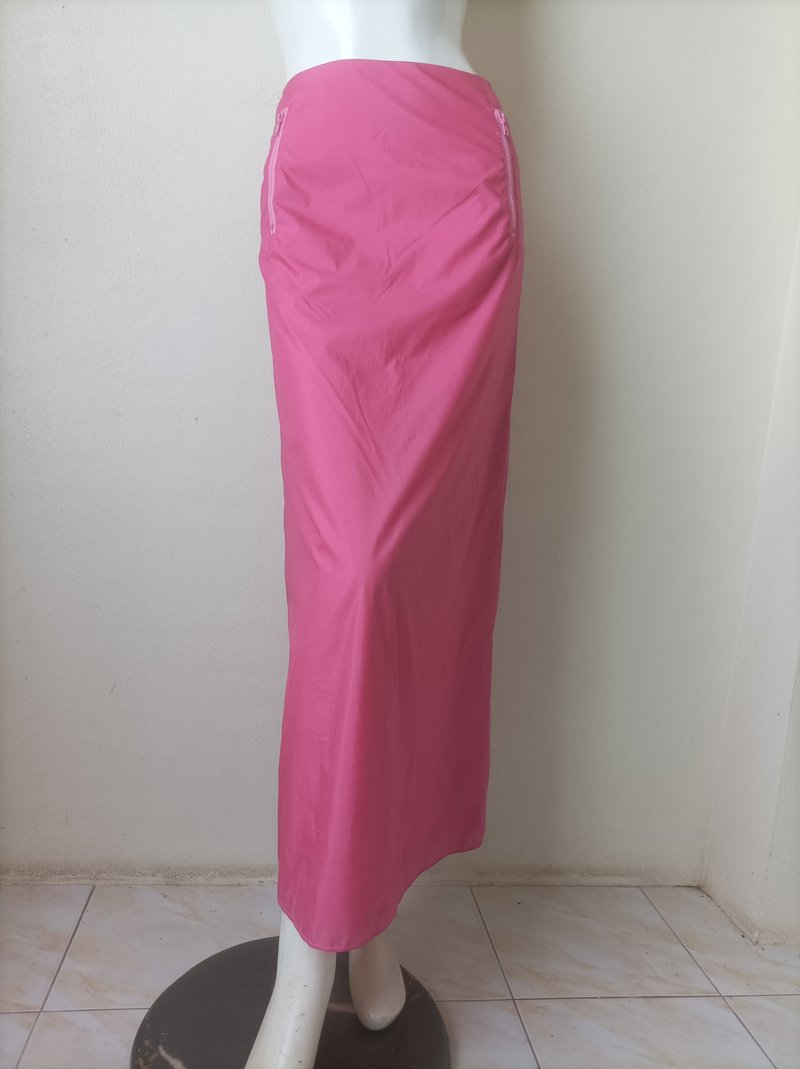 Vtg, Vivienne Tam Pink maxi skirt S Waist 26 - Skirts - Polyester 