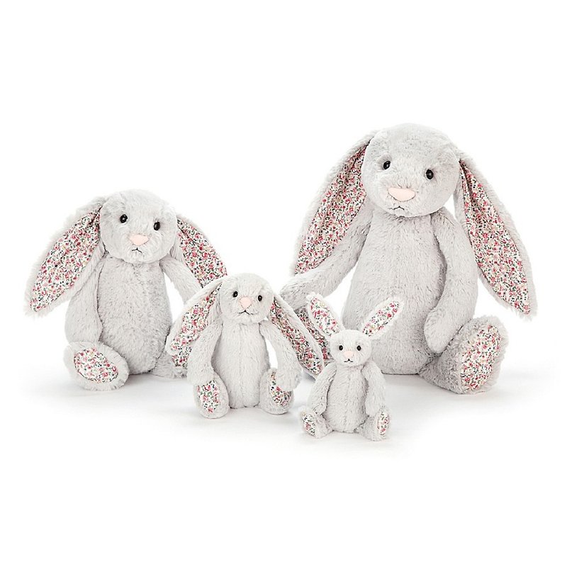 Jellycat Blossom Silver Bunny 36cm - Stuffed Dolls & Figurines - Polyester Silver