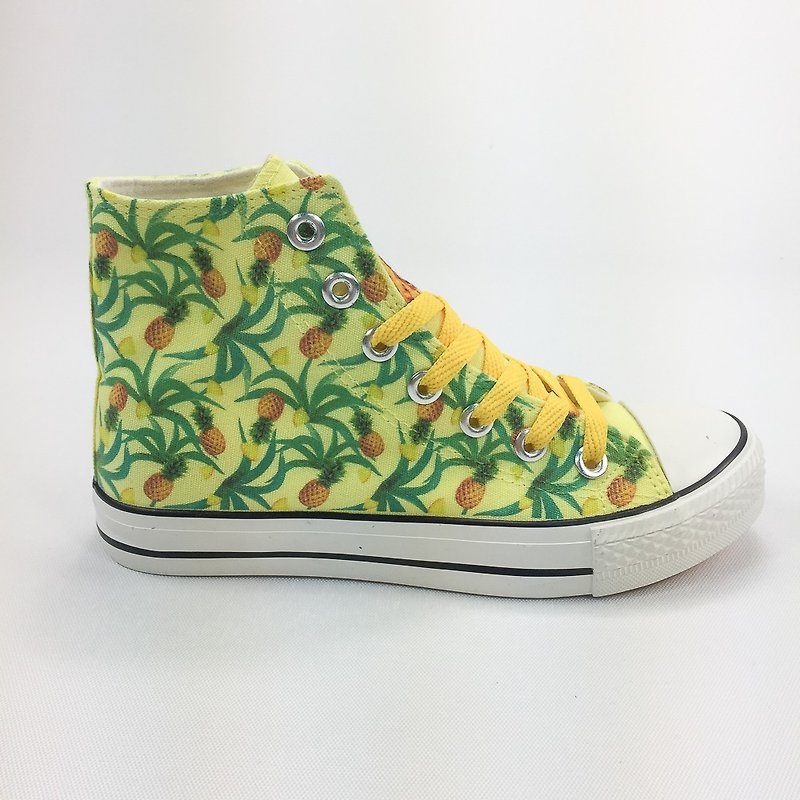 New designer -850Collections-canvas shoes (yellow shoes yellow belt / female limited edition)-AH11 - Women's Casual Shoes - Cotton & Hemp Yellow