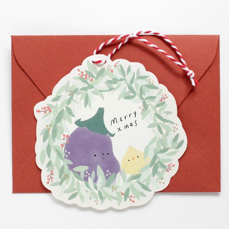Little Joy - Christmas Wreath Greeting Card