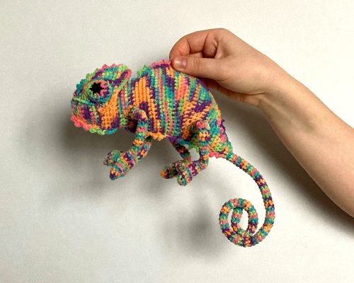 カメレオンの飾り カメレオン