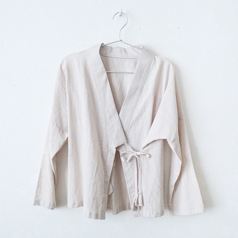 cache-coeur jacket - เสื้อเชิ้ตผู้หญิง - ผ้าฝ้าย/ผ้าลินิน 