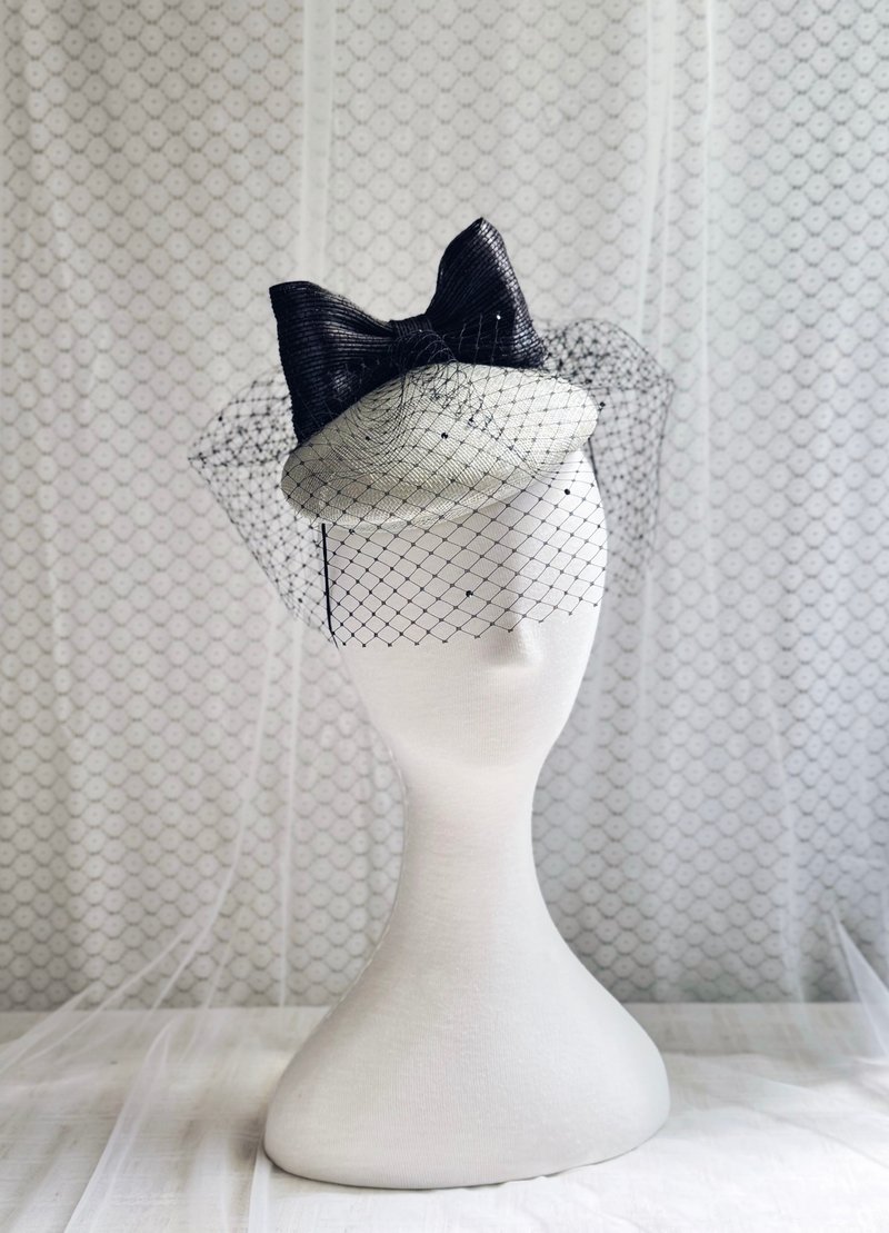 英式Fascinator手工小貝蕾 -Eudora - 帽子 - 棉．麻 